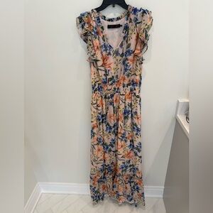 House of Harlow 1960 Floral Ruffle Dress